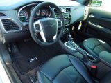 2013 Chrysler 200 Limited Sedan Black Interior
