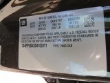 2013 Buick Verano FWD Info Tag