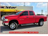 2004 Dodge Ram 2500 Flame Red