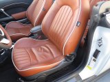 2008 Mini Cooper S Convertible Sidewalk Edition Malt Brown English Leather Interior