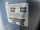 2006 S-Type Color Code for Zircon Metallic - Color Code: JHV