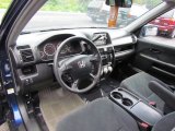 2005 Honda CR-V EX 4WD Black Interior