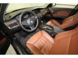 2007 BMW 5 Series 530i Sedan Auburn Interior