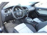 2013 Audi S5 3.0 TFSI quattro Coupe Black/Lunar Silver Interior