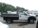 2012 Oxford White Ford F550 Super Duty XL Regular Cab 4x4 Chassis #70310697