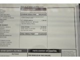 2013 Cadillac Escalade EXT Premium AWD Window Sticker