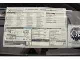 2013 Cadillac Escalade EXT Premium AWD Window Sticker