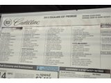 2013 Cadillac Escalade EXT Premium AWD Window Sticker
