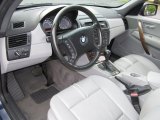 2005 BMW X3 3.0i Grey Interior
