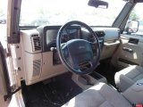 2005 Jeep Wrangler X 4x4 Khaki Interior