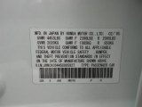 2005 Accord Color Code for Taffeta White - Color Code: NH578