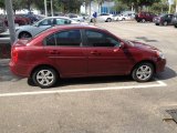 2009 Hyundai Accent Wine Red