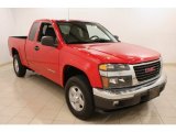 2005 Fire Red GMC Canyon SLE Extended Cab 4x4 #70311044
