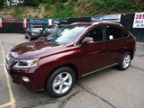 Claret Red Mica Lexus RX in 2013