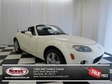 2007 Marble White Mazda MX-5 Miata Sport Roadster #70352778