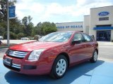 2007 Redfire Metallic Ford Fusion S #70352449
