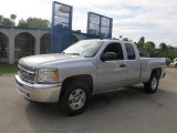 2012 Silver Ice Metallic Chevrolet Silverado 1500 LT Extended Cab 4x4 #70352435