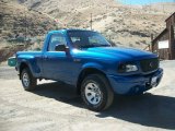 2002 Bright Island Blue Metallic Ford Ranger Edge Regular Cab #70352947