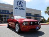 Dark Candy Apple Red Ford Mustang in 2009