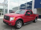 2010 Red Candy Metallic Ford F150 FX4 SuperCab 4x4 #70352270