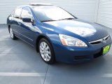 2006 Sapphire Blue Pearl Honda Accord EX-L V6 Sedan #70352584