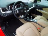 2013 Dodge Journey SE Black/Light Frost Beige Interior