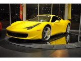 2010 Giallo Modena (Yellow) Ferrari 458 Italia #70407314