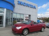 2008 Inferno Red Crystal Pearl Chrysler Sebring Touring Convertible #70406891