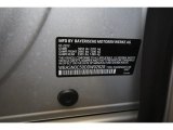 2013 BMW 5 Series 550i Gran Turismo Info Tag