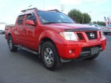 2010 Red Alert Nissan Frontier Pro-4X Crew Cab 4x4 #70407531