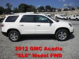 2012 Summit White GMC Acadia SLE #70407512