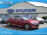 2012 Venetian Red Pearl Hyundai Sonata Hybrid #70406811