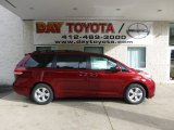 2013 Salsa Red Pearl Toyota Sienna LE #70406795