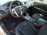 2012 Chrysler 200 Touring Sedan Black Interior