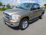 2008 Light Khaki Metallic Dodge Ram 1500 SLT Quad Cab 4x4 #70407426