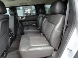 2009 Hummer H2 SUV Silver Ice Rear Seat