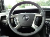2009 Hummer H2 SUV Silver Ice Steering Wheel