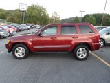 2007 Red Rock Crystal Pearl Jeep Grand Cherokee Limited CRD 4x4 #70407378