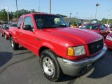 2001 Bright Red Ford Ranger XLT SuperCab 4x4 #70406981