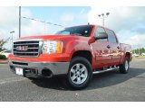 2010 Fire Red GMC Sierra 1500 SLE Crew Cab 4x4 #70407335