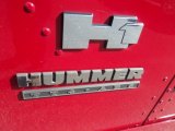 1999 Hummer H1 Hard Top Marks and Logos