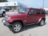 2011 Deep Cherry Red Jeep Wrangler Unlimited Sahara 4x4 #70474542