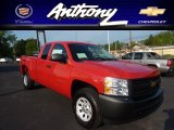 2013 Victory Red Chevrolet Silverado 1500 Work Truck Extended Cab 4x4 #70474864