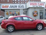 2008 Inferno Red Crystal Pearl Dodge Avenger SXT #7016561