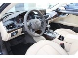 2013 Audi A7 3.0T quattro Premium Plus Velvet Beige Interior