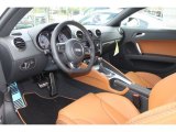 2013 Audi TT S 2.0T quattro Coupe Madras Brown Baseball Optic Leather Interior