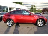 Vermillion Red Metallic BMW X6 in 2012