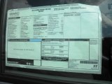 2013 GMC Sierra 2500HD Regular Cab 4x4 Window Sticker