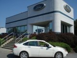 2011 White Suede Ford Focus SEL Sedan #70474059