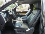 2011 Ford F150 Lariat SuperCrew Black Interior